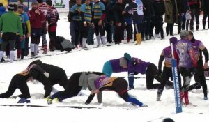 En Russie, le "rugby sur neige" fait son trou