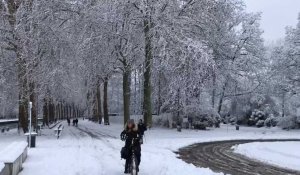 Météo / Vigilance orange - Neige à Lille : promenade dans une ville métamorphosée