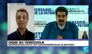 Venezuela : "Maduro accuse Washington d'avoir ordonné un coup d'État fasciste"