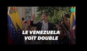 Le moment où Juan Guaido s'est proclamé "président du Venezuela"