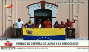 Venezuela: le président Maduro s'adresse à ses partisans