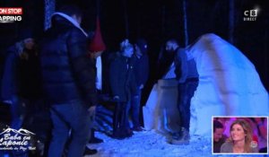 Baba en Laponie : Gilles Verdez et Matthieu Delormeau ont dormi dans un igloo (vidéo)