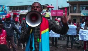 RDC: des opposants manifestent contre le report des élections