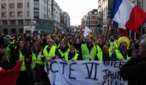 Manifestation des gilets jaunes acte VI dans les rues de Lille