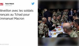 Macron, Drucker et foie gras pour le Noël des soldats français au Tchad