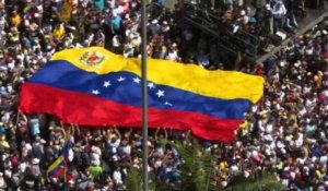 Venezuela: les pro-Guaido manifestent dans Caracas