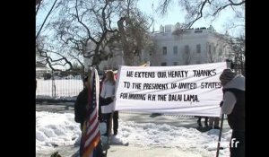 Le dalaï lama rencontre Obama à la Maison Blanche