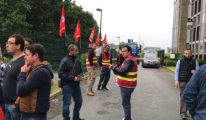 Le site pontivyen d'Enedis bloqué par une quarantaine de grévistes 