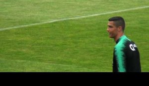 Mondial-2018: Ronaldo s'entraîne avec l'équipe du Portugal