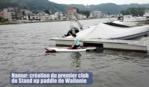 Namur: création du premier club de Stand up paddle de Wallonie