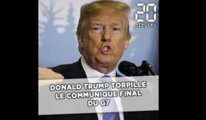 Donald Trump torpille le communiqué final du G7