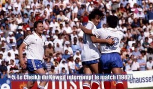 5. Le Cheikh du Koweit interrompt le match (1982)
