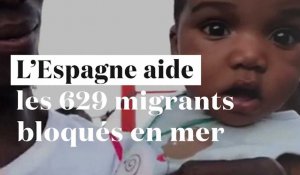 L'Espagne tend la main aux 629 migrants bloqués à bord de l'Aquarius