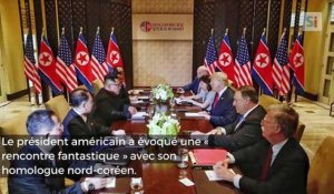 Donald Trump et Kim Jong Un ont échangé mardi une poignée de main historique