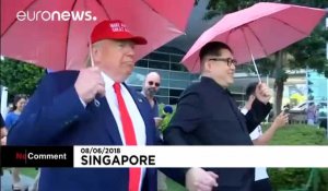 Les faux Kim Jong-un et Donald Trump déjà à Singapour