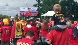 Belgique-Panama: les supporters réunis au stade Gaston Reiff de Braine-l'Alleud