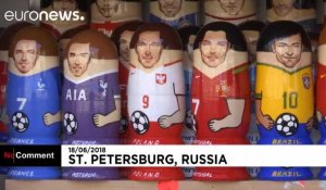 Des poupées russes à l'effigie des stars du Mondial