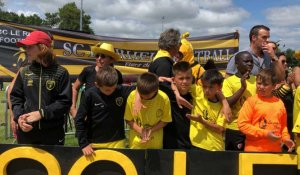 Ulrich Ramé rencontre les jeunes au tournoi international de foot 