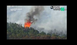 Les images des incendies qui ont détruit des centaines de milliers d'hectares dans l'Ouest américain