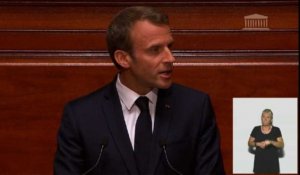 Macron devant le Congrès: "je sais que je ne réussis pas tout"