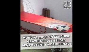 Mondial 2018: Un cercueil gratuit si les Belges gagnent!