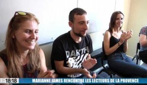 Marianne James rencontre les lecteurs de La Provence