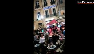 Les Bleus en finale : à Aix, les supporters français ont enflammé la ville