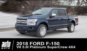 2018 Ford F-150 V8 5.0l Platinum 4X4 SuperCrew ESSAI