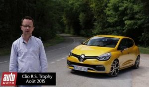 2015 Renault Clio 4 RS Trophy : numéro d'équilibriste - Essai AutoMoto