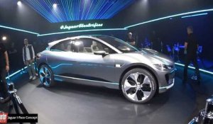 Jaguar I-Pace Concept : 500 km en électrique... et avec style [SALON DE LOS ANGELES 2016]