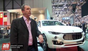 Maserati Levante GENÈVE 2016 : le SUV luxueux se dévoile