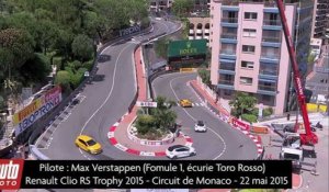 Renault Clio 4 RS Trophy : un tour du circuit de Monaco avec Max Verstappen - AutoMoto 2015