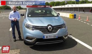 Renault Espace 5 (2015) : assistance de freinage - Coup de coeur AutoMoto