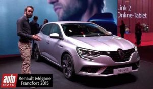 Renault Mégane 4 2016 : la vidéo de la nouvelle compacte à Francfort