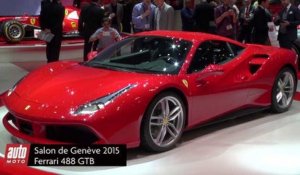 Ferrari 488 GTB - Salon de Genève 2015 : présentation vidéo live
