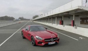 Mercedes-AMG GT S V8 4.0l 2015 : 0 à 100 km/h sur le circuit de Montlhéry