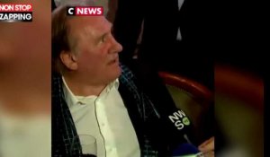 Gérard Depardieu s'énerve contre des journalistes (vidéo) 