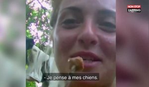 The Island Célébrités : Les candidats mangent de la pâtée pour chiens (Vidéo)