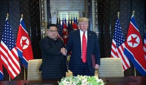 Trump et Kim ont signé un document commun