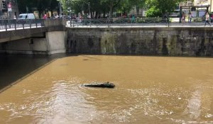 La Vilaine en crue à Rennes