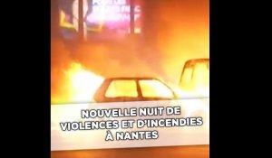 Nouvelle nuit de violences et d'incendies à Nantes