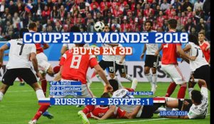 Buts en 3D : Russie - Egypte (3:1) Coupe du Monde 2018
