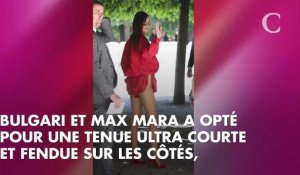PHOTOS. Bella Hadid ultra sexy en combinaison rouge dans les rues de Paris