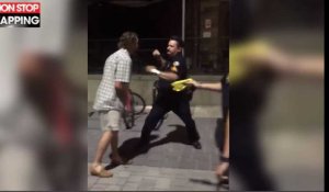 Ivre, un homme se bat violemment avec un policier (vidéo) 