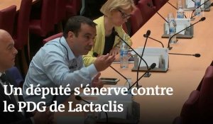La colère du député Richard Ramos face au PDG de Lactalis 