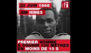 20 juin 1968 : Jim Hines, premier homme à courir 100 mètres en moins de 10 secondes