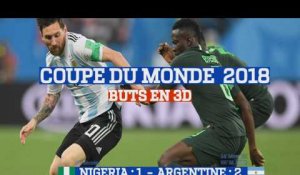  Buts en 3D : Nigeria - Argentine (1:2) Coupe du Monde 2018 