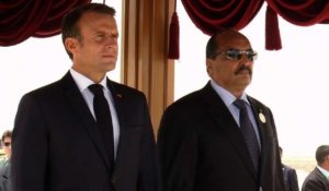 G5 Sahel: le président Macron arrive en Mauritanie
