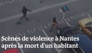 Les images des violences à Nantes après la mort d'un jeune homme tué par un policier