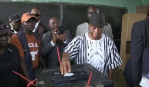 Liberia: le vice-président et candidat Joseph Boakai a voté